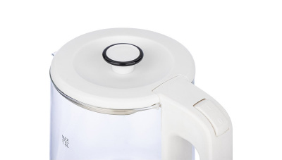 Чайник стекло HOMESTAR HS-1008, 1,8 л, 1500 Вт, белый