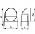 d - 100 мм, a x b - 60x120 мм, A - 145 мм