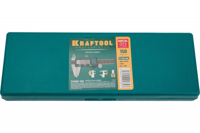 Штангенциркуль электронный KRAFTOOL, 150 мм, металлический, высокоточный