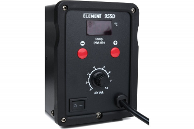 Паяльный фен ELEMENT 955D, 700 Вт, 480°С, 120 л/мин
