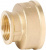 Муфта переходная 1/2" x 1", латунная, ViEiR