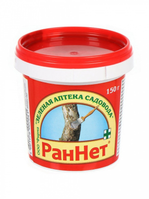 Садовая паста для заживления ран и срезов деревьев, РанНет, 150 грамм