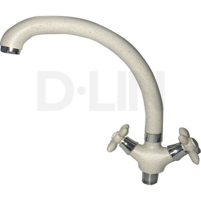 Смеситель для кухни D-lin D153808-W (бежевый)
