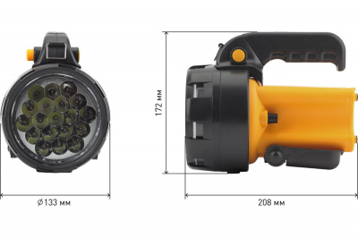 Фонарь-прожектор ЭРА LED PA-602, IP65 (аккумулятор 3 Ач)