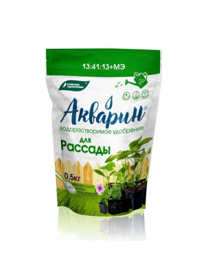 Удобрение БХЗ "Акварин" для рассады, водорастворимое 0,5 кг
