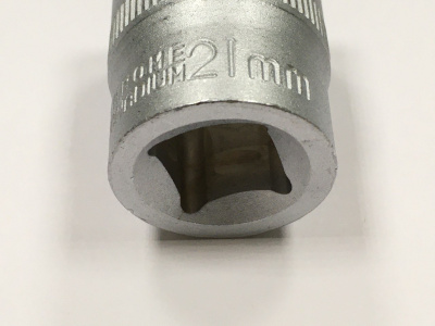 Головка шестигранная Варяг, 1/2", 21 мм