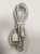 Шнур USB шт. - MicroUSB шт., 1 м, ткань, серебристый