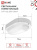 Светильник LED IN HOME СПП МД-1565-ОВАЛ, 15 Вт, 6500 К, 1350 лм, IP65, с микроволновым датчиком