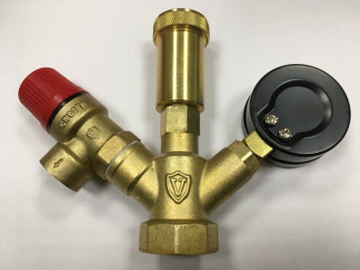 Группа безопасности котла ViEiR AQ1123 (мини), 3 bar