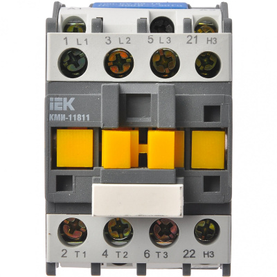 Контактор IEK КМИ-11811, 18 А, 380 В