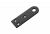 Проушина, 120x40 мм, чёрная Проушина, 120x40 мм, чёрная