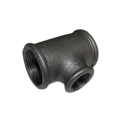 Тройник чугунный переходной DN20x15 (3/4" х 1/2")