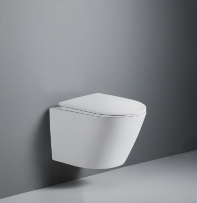Унитаз подвесной D&K "RHEIN.BACH" DT1476516 (торнадо) безободковый
