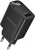 Зарядное устройство сетевое, 1хUSB, 220 В, чёрное, 2,4 А, дисплей: напряжение/сила тока