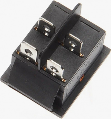 Выключатель большой, с подсветкой, жёлтый, 16А, RWB-502 ON-OFF (4с)