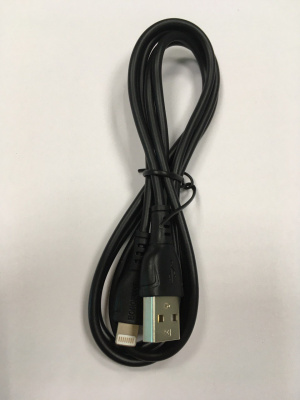 Шнур USB шт. - iPhone шт., 1м, чёрный