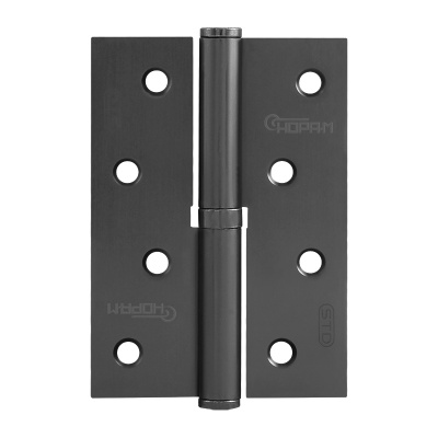 Петля НОРА-М 750-4" STD, правая, без колпачка, 100х70х2,5 мм, графит
