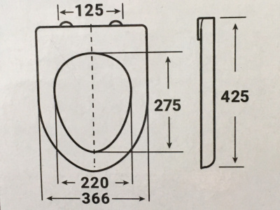 Сиденье для унитаза Horke O-1040C