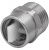 Воздухоотводчик прямой ViEiR 3/8"x1/2", хром