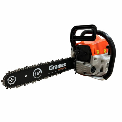 Пила  цепная бензиновая Gramex CS-1629, 2200 Вт/2,9 л.с., шина 16"/40 см, 0,325, 1,3 мм-64 зв.