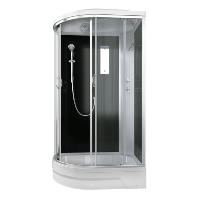 Душевая кабина ERLIT ER351226R-C2-RUS (120х80х226 см) средний поддон, чёрные стенки