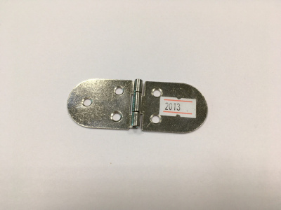 Петля мебельная накладная, 80x30 мм, цинк