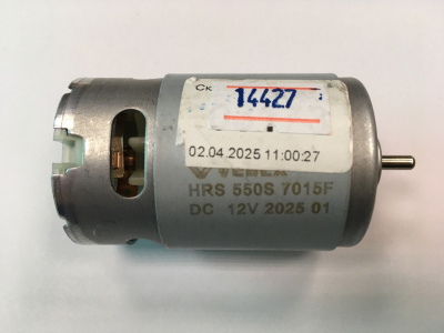Двигатель для шуруповёрта, 12 В (Ø вала - 3 мм, Ø корпуса - 37,5 мм)