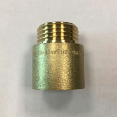 Удлинитель L-20 мм, 1/2", латунный