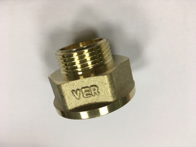 Переходник 3/4" н. x 1" в., латунный, ViEiR