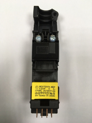 Кнопка для УШМ BOSCH 210/230 мм, 4 контакта, плавный пуск