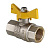 Кран газовый шаровой VALTEC VALGAS, 1/2", г/г, бабочка