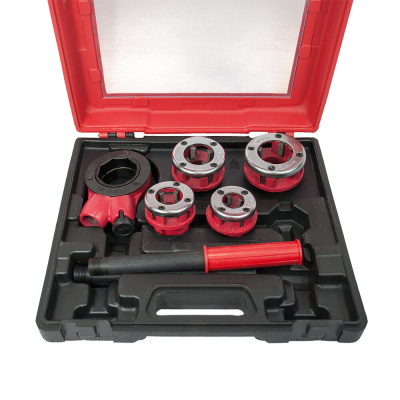 Набор клуппов 1/2", 3/4", 1", 1¼" с трещоткой