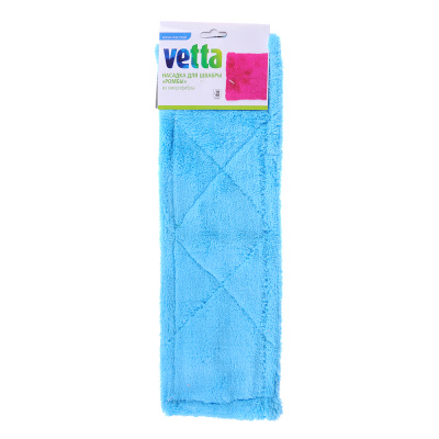 Насадка VETTA "Ромбы" из микрофибры для швабры, 40x10 см