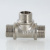 Тройник 1/2", наружные резьбы, латунный, Valtec Тройник 1/2", наружные резьбы, латунный, Valtec