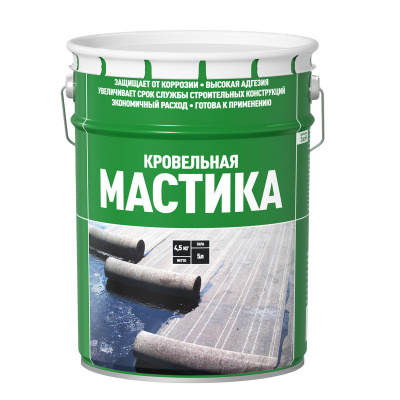 Мастика битумная кровельная СТАРТ, 5 л
