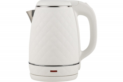 Чайник нержавейка HOMESTAR HS-1007, 1,7 л, 1500 Вт, белый