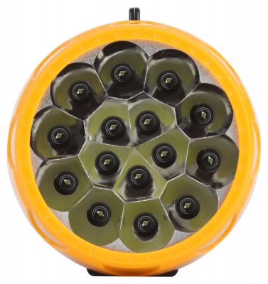 Фонарь-прожектор ТРОФИ LED TSP10, 2 режима (аккум., 15LED, вилка 220В)