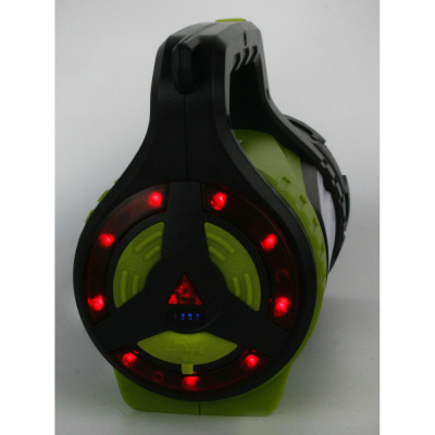 Фонарь-прожектор Camelion E1338, 10 режимов, 600 м, кемпинг 2700/4500К, аварийный, USB/microUSB, 6 Ач