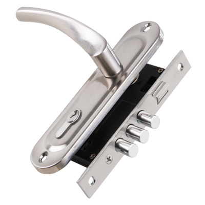 Замок врезной PUNTO Lockset15 Crona 4061-3 SN, матовый никель