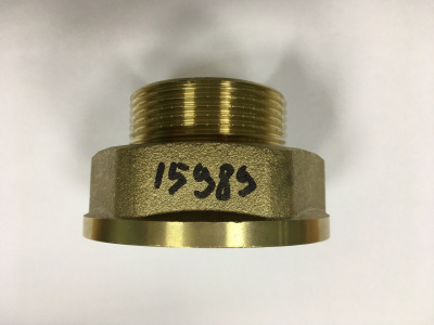 Переходник 1½" н. x 2" в., латунный, ViEiR