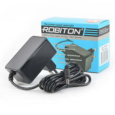 Блок питания Robiton IR12-24W, 12B, 2А, AC/DC(+) для wi-fi роутеров