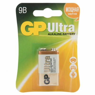 Элемент питания GP Ultra, 6LR61 (крона)