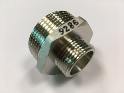Ниппель переходник 3/4" x 1¼", латунный