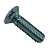 Винты потайные М6 x 30 мм, оцинкованные (8 штук)