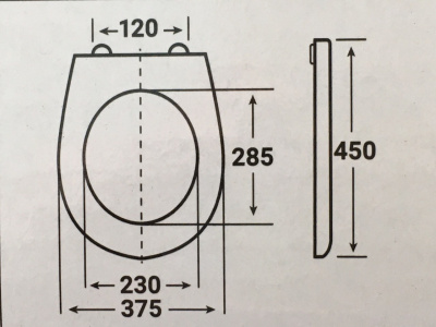 Сиденье для унитаза Horke O-1024C