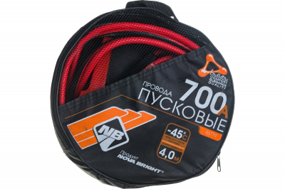 Провода пусковые NOVA BRIGHT 46779, 700 А, 4 м, морозостойкие