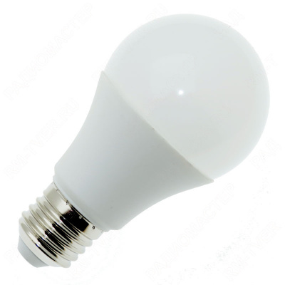 Лампа Uniel LED А60, Е27, 10 Вт, 4000 К, матовая, диммируемая