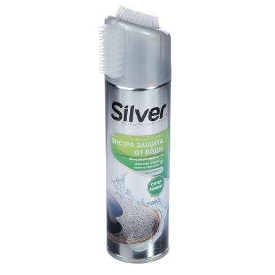 Защита от воды Silver "Экстра" для всех видов кожи и текстиля, 250 мл
