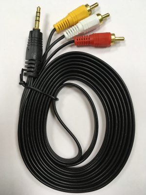Шнур  jack 3,5 шт. - 3RCA, 3 м