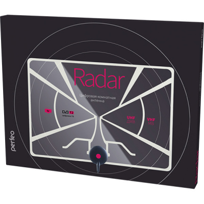 Антенна комнатная активная perfeo "Radar" DVB-T2